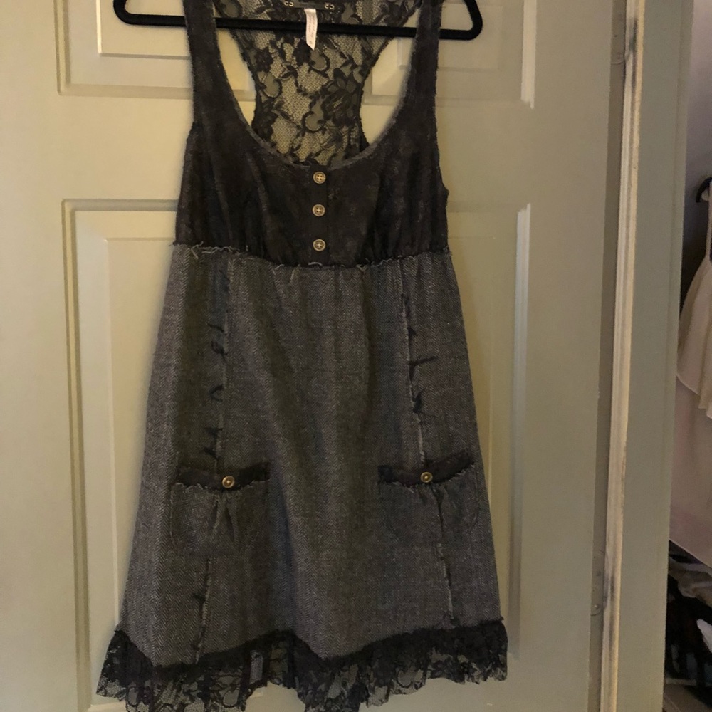 Lace racer back Free People dress